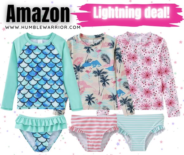 rash guard swim set