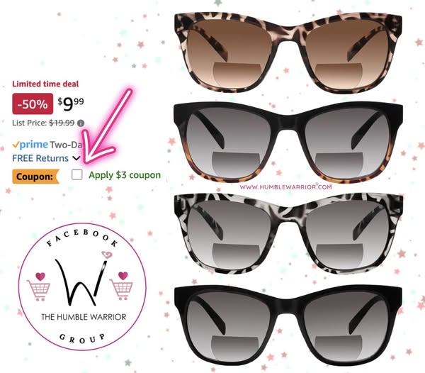 set of four sunnies!