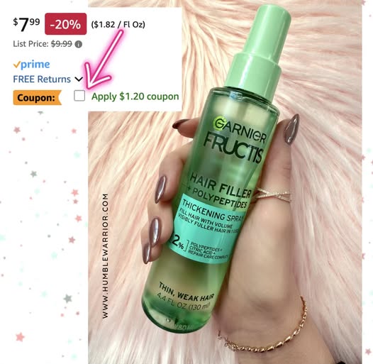Garnier Fructis Hair Filler Fullness Repair Thickening Spray