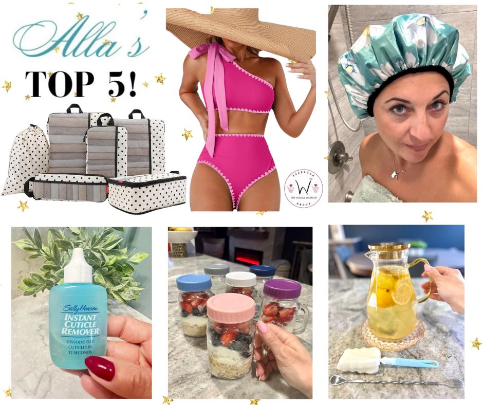 Alla’s TOP 5 best-selling items posted yesterday plus a bonus item!