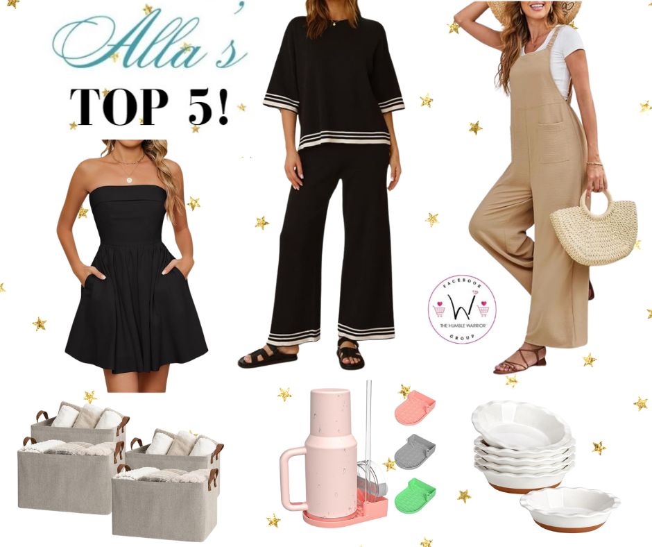 Alla’s TOP 5 best-selling items posted yesterday plus a bonus item!