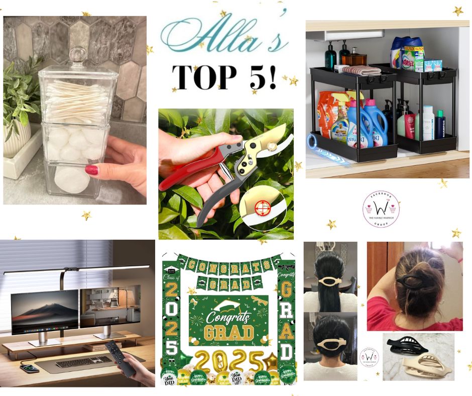 Alla’s TOP 5 best-selling items posted yesterday plus a bonus item!