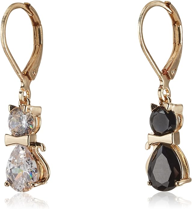 Betsey Johnson Cat Earrings