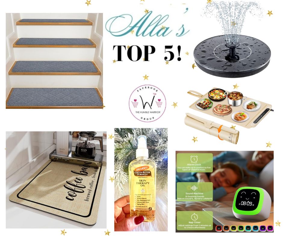 Alla’s TOP 5 best-selling items posted yesterday plus a bonus item!