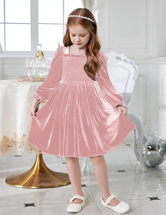 Toddler Velvet Dress