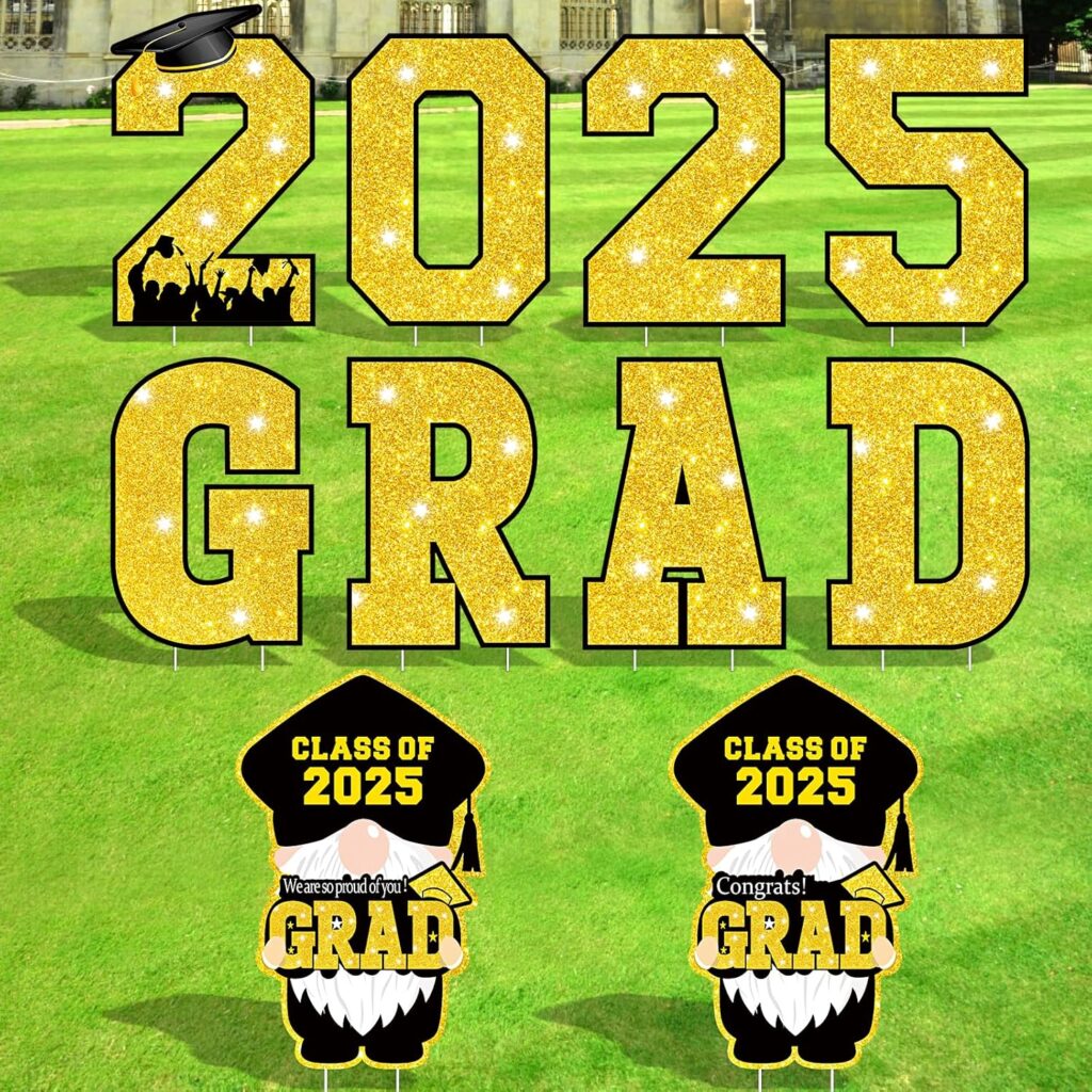 Class of 2025 6FT Inflatable Graduation Decoration