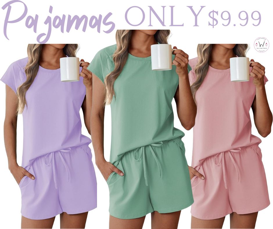 Ekouaer Cotton Pajamas