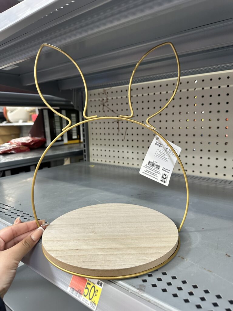 Easter Gold Wire Bunny Stand!