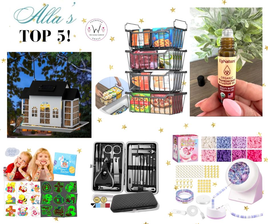 Alla’s TOP 5 best-selling items posted yesterday plus a bonus item!
