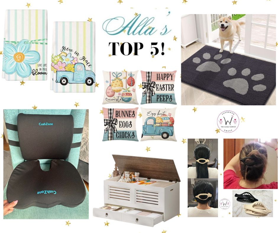 Alla’s TOP 5 best-selling items posted yesterday plus a bonus item!