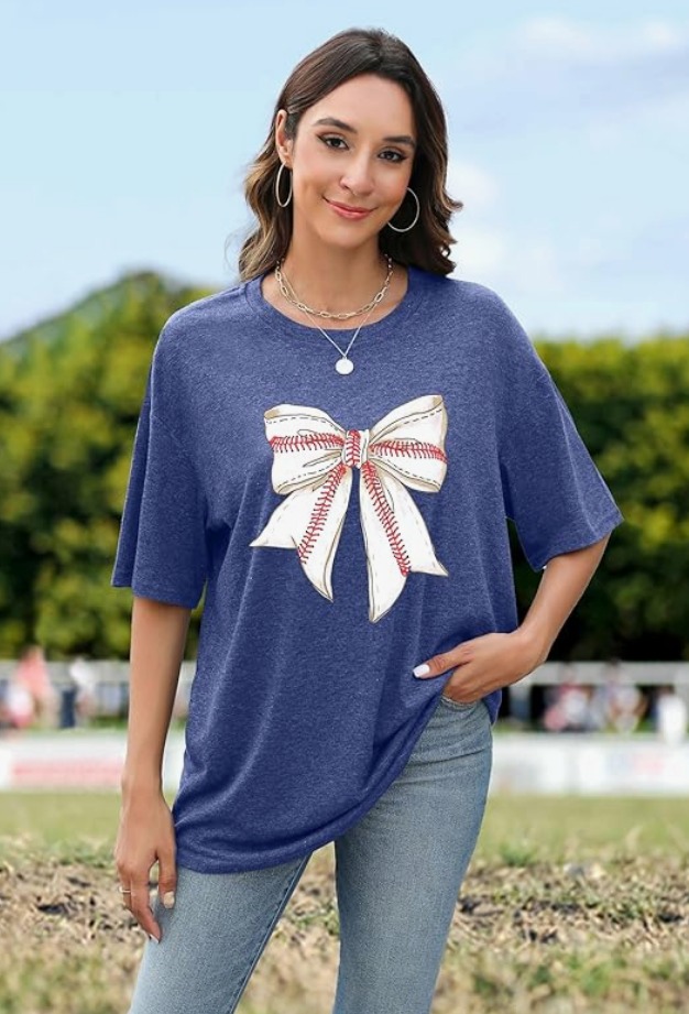 Baseball Bow Tee