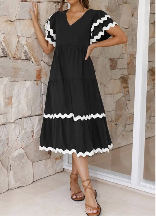 ZESICA Summer Midi Dress