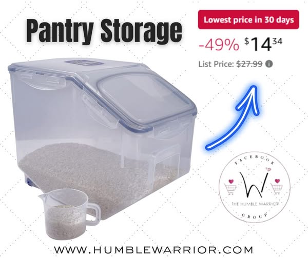 Easy Essentials Pantry 50.7-Cup Container