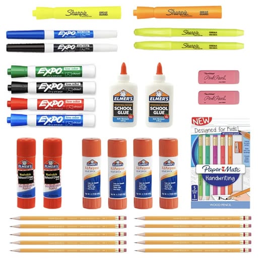 set of office supplies!