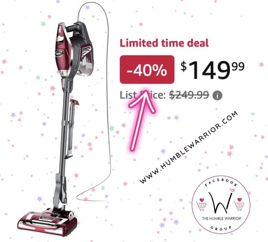 Shark HV322 Rocket Deluxe Pro Corded Stick Vacuum