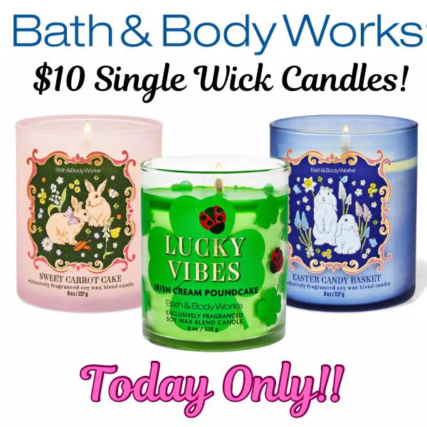 Bath and Body Works Single Wick Candles