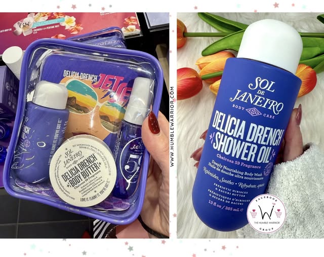Delicia Drench Shower Oil Moisturizing Cleansing Oil