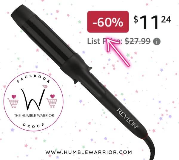 REVLON SmoothStay Coconut Oil Infused Hair Curling Iron