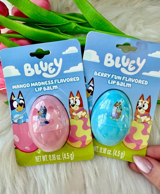Bluey lip balms