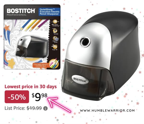 Bostitch QuietSharp Executive Electric Pencil Sharpener
