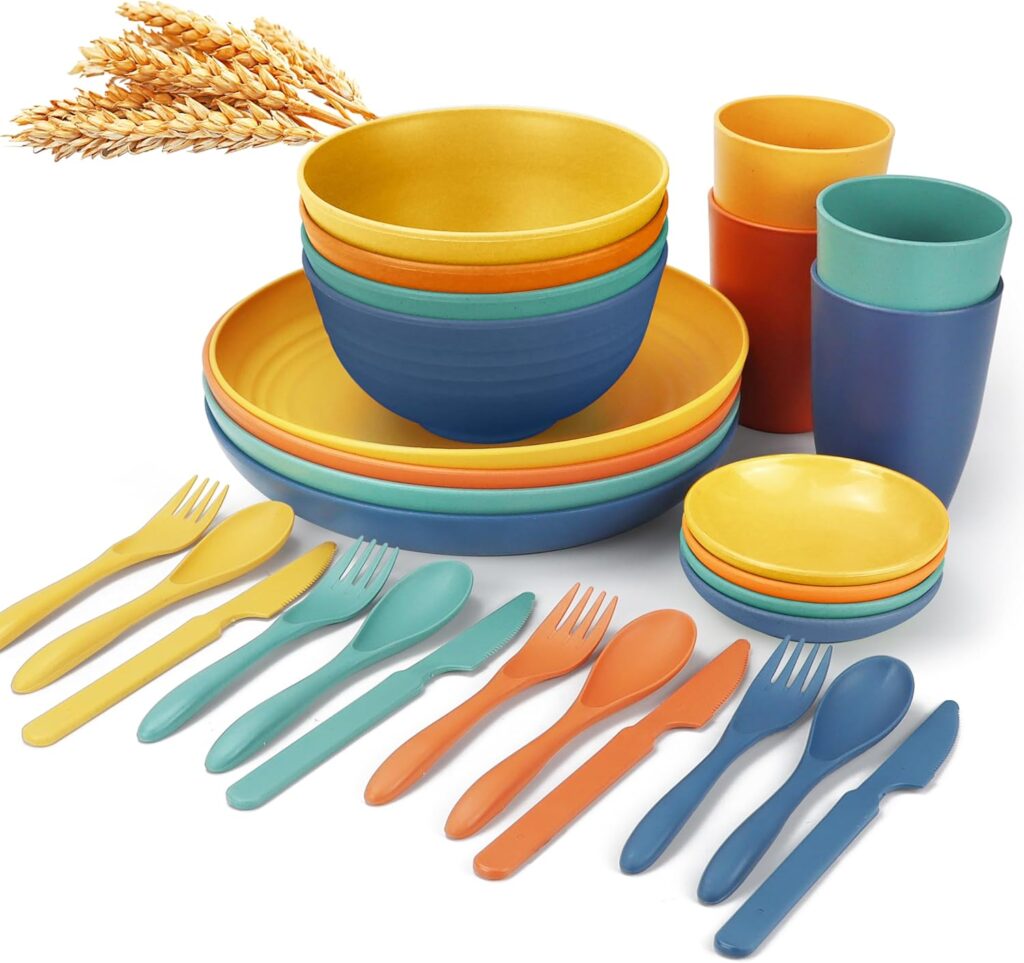 Wheat Straw Dinnerware Set