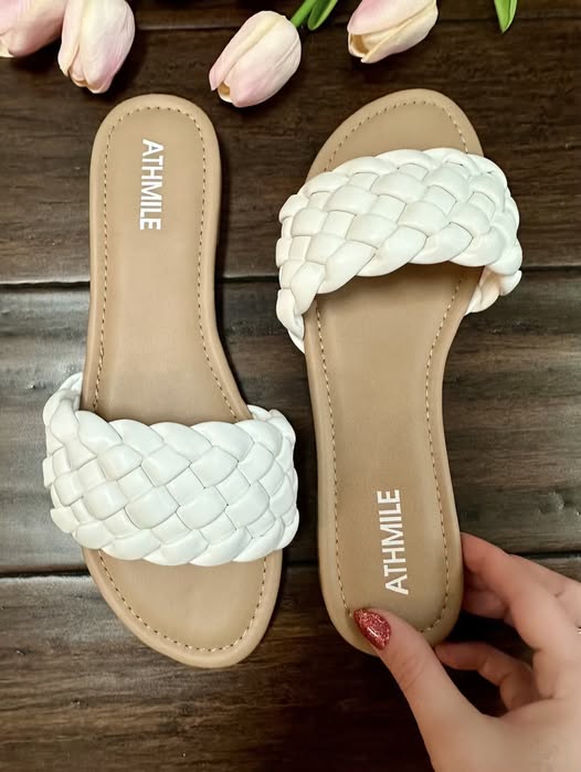 ATHMILE braided sandals