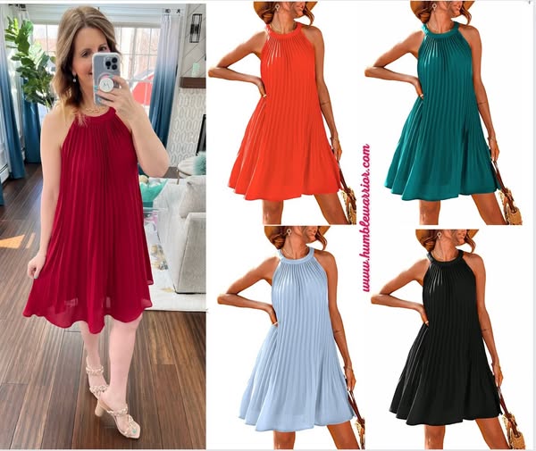 Women’s Cute Halter Neck Sleeveless Mini Dress