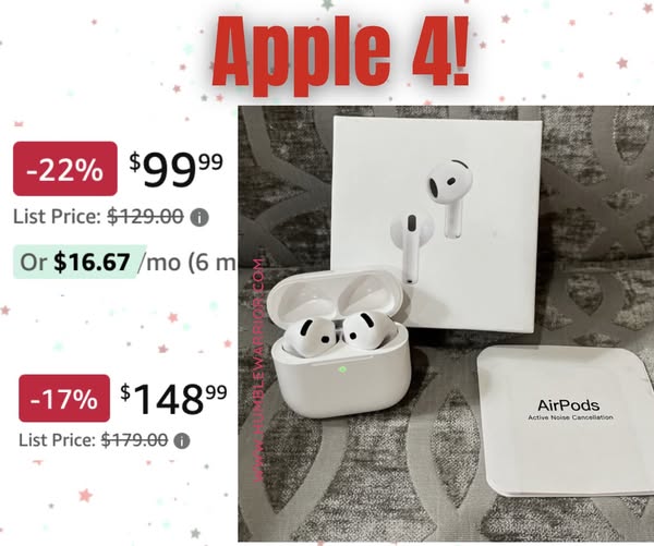 Apple AirPods 4 Wireless Earbuds