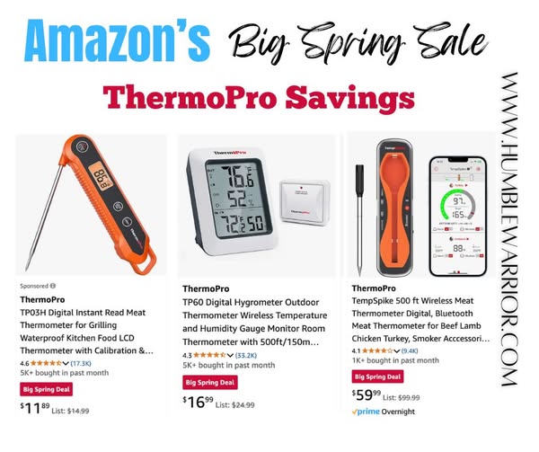 ThemoPro fast and accurate cooking thermometers!