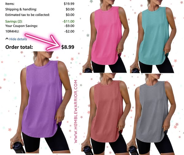 Xierredo fitness tank