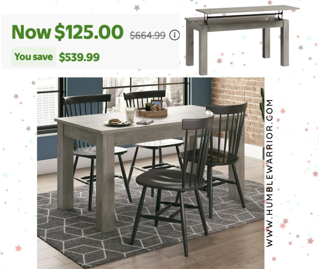 Sauder Northcott Dining Table/Lift-top Desk