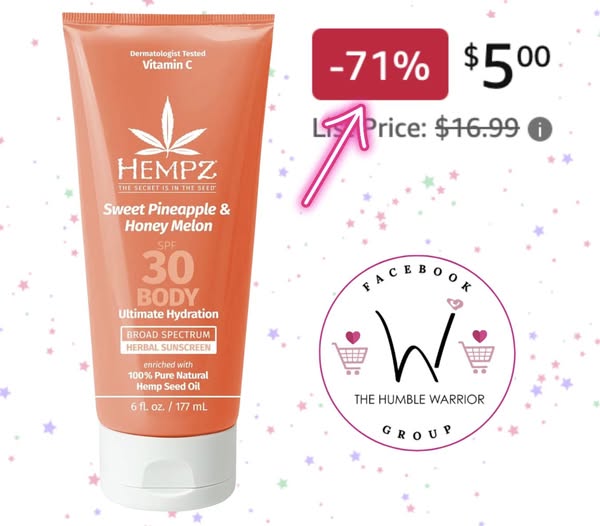Hempz Daily Body Sunscreen SPF 30