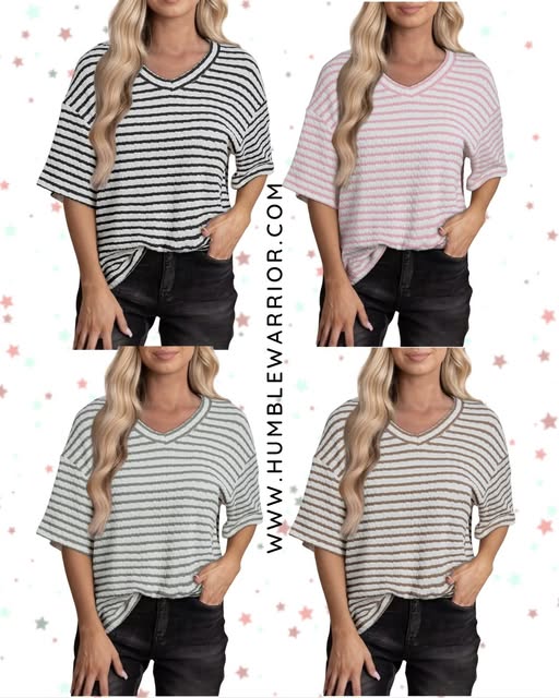 new V-neck knit top from Evaless!