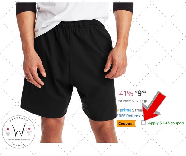 Hanes Men’s Jersey Pocket Shorts