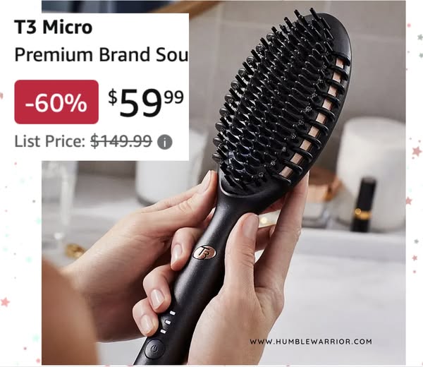 T3 Edge Heated Smoothing & Styling Brush