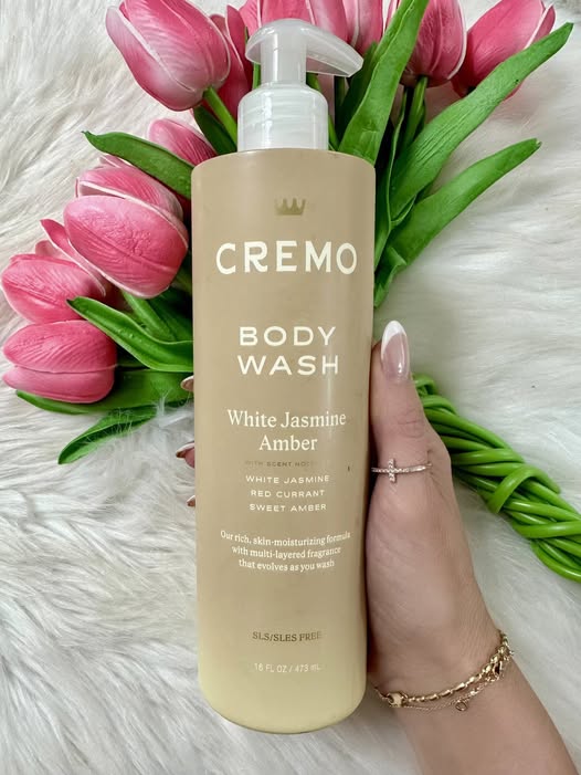 Cremo White Jasmine Amber body wash smells like Baccarat
