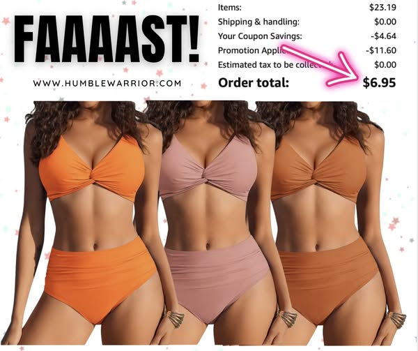 AI’MAGE High Waisted Bikini Sets