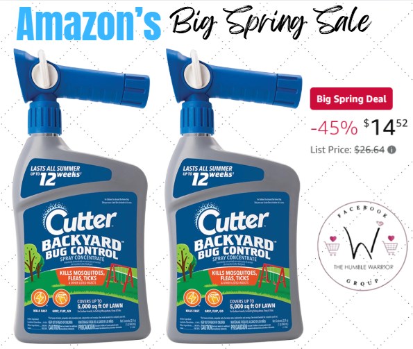 Cutter Backyard Bug Control Spray Concentrate