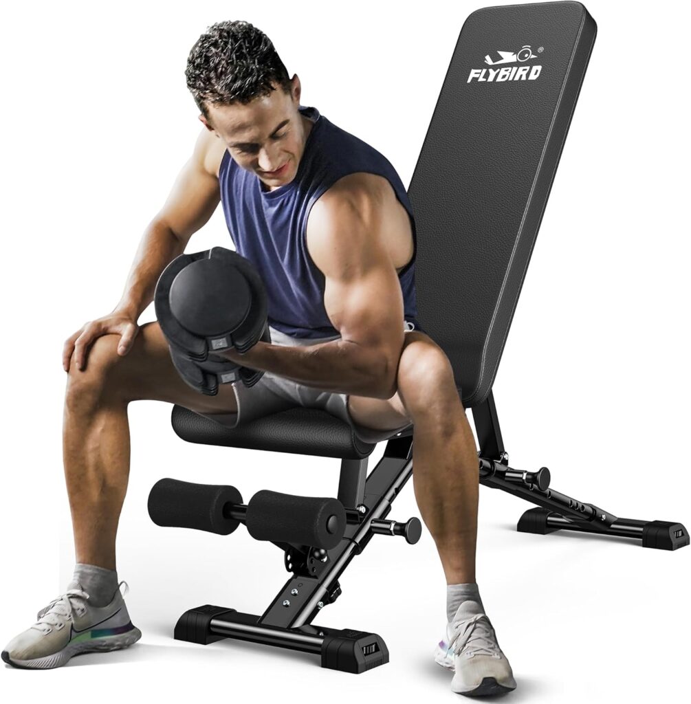 FlyBird Adjustable Weight Bench!