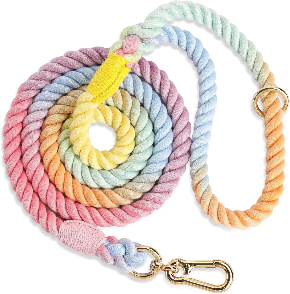 Pastel Dog Leash and Bag Carrier