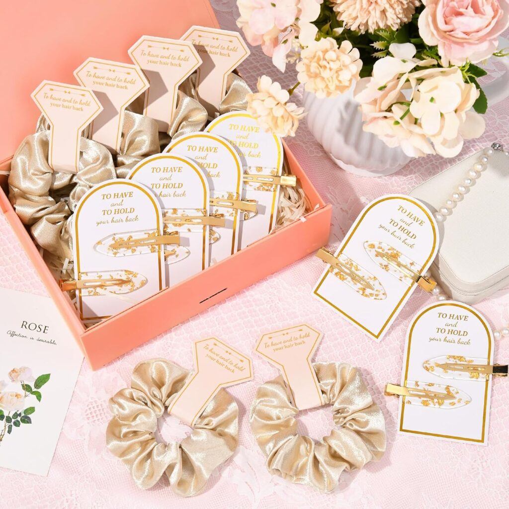 Bridemaids Proposal Hair Clips & Scrunchie Gifts!