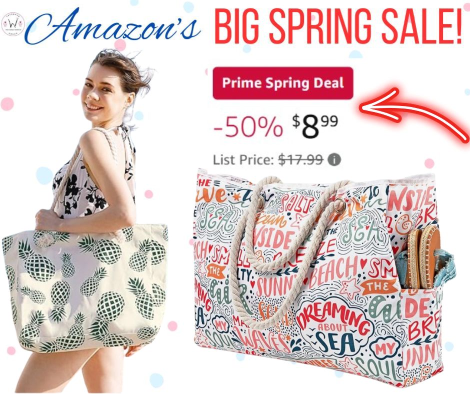 Large water repellant beach bags!