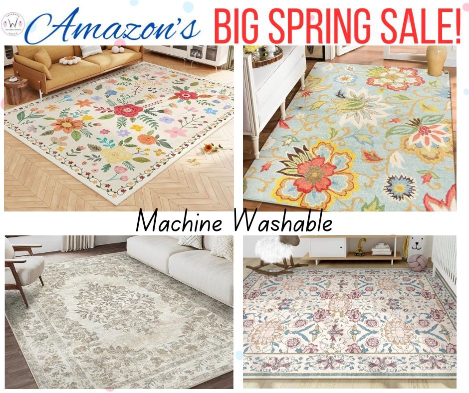 Machine Washable Area Rugs!