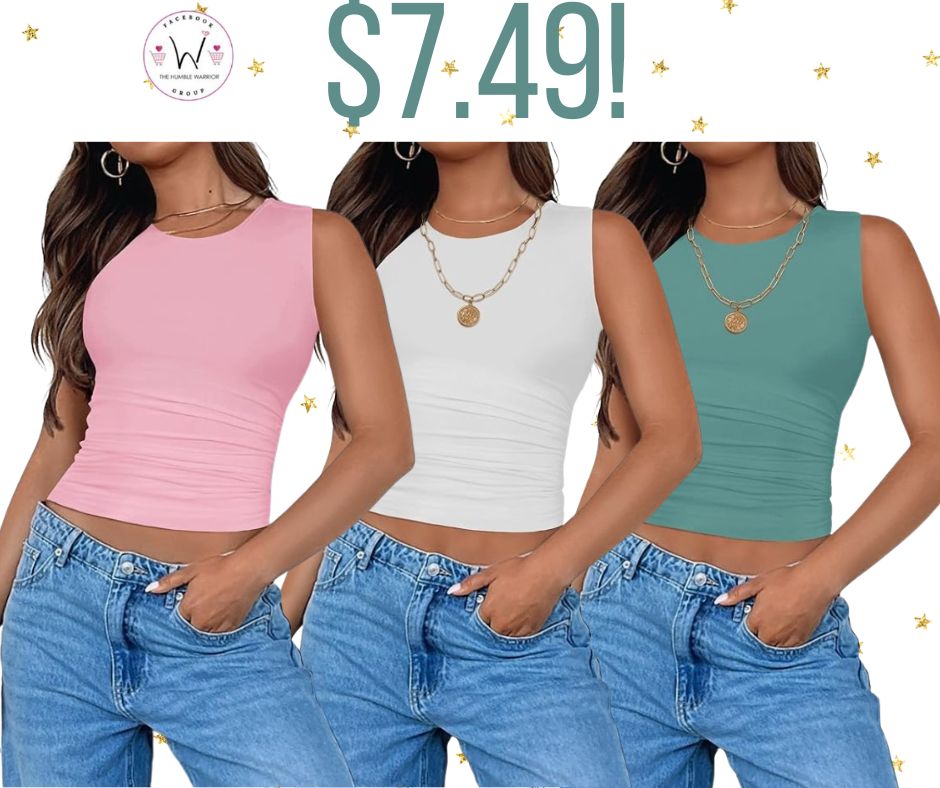 Slim Fitted Side Ruched Tank Top from ZESICA!