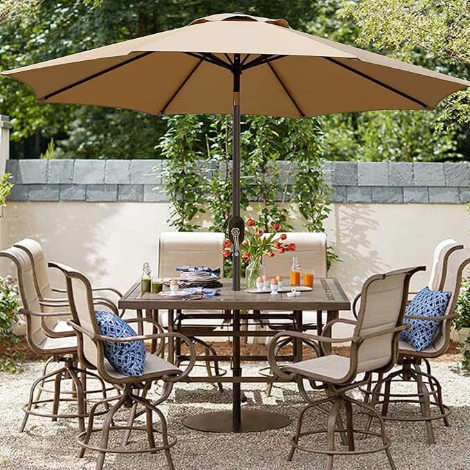 Blissun 9′ Outdoor Patio Umbrella!