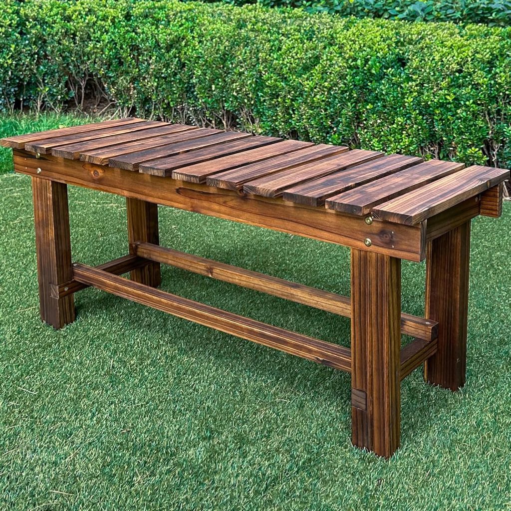 2 Person Wooden Outdoor Bench!