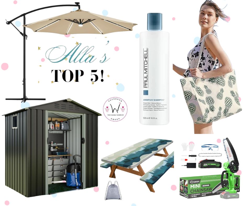 Alla’s TOP 5 best-selling items posted yesterday plus a bonus item!