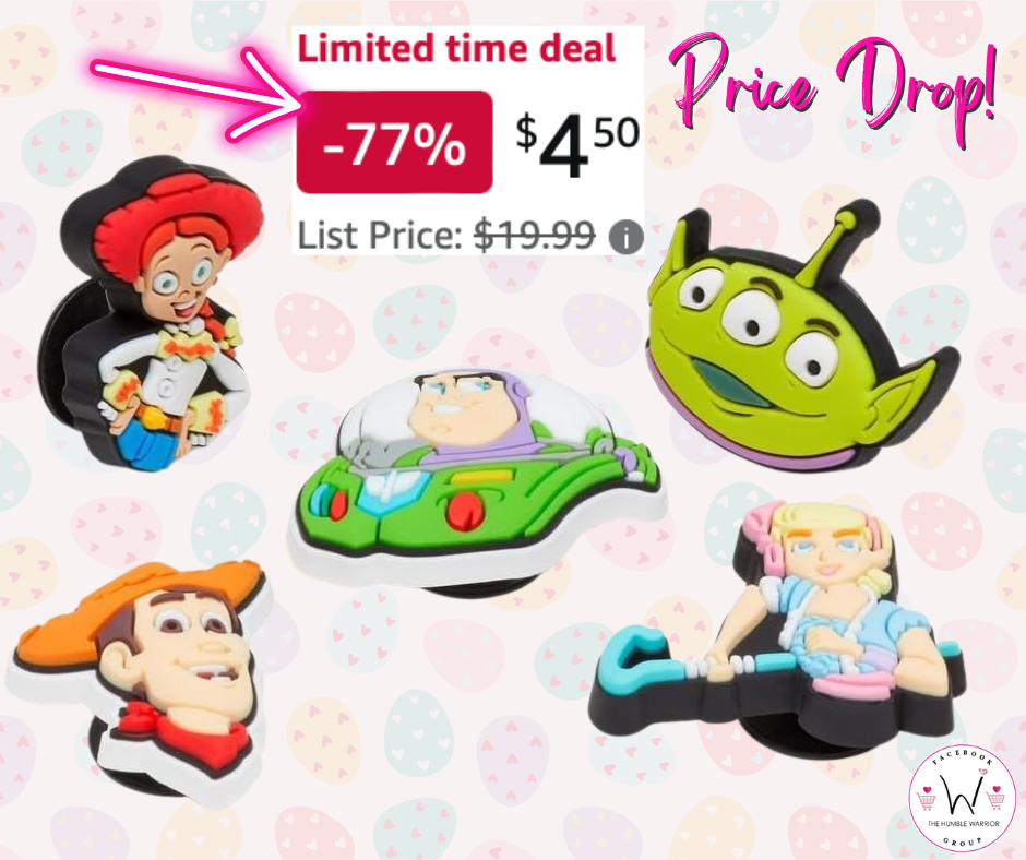 Disney Toy Story Crocs Jibbitz Shoe Charms 5 Pack!