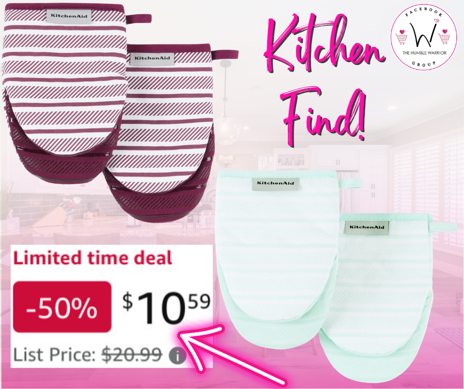 KitchenAid Albany Mini Oven Mitt 2-Pack!