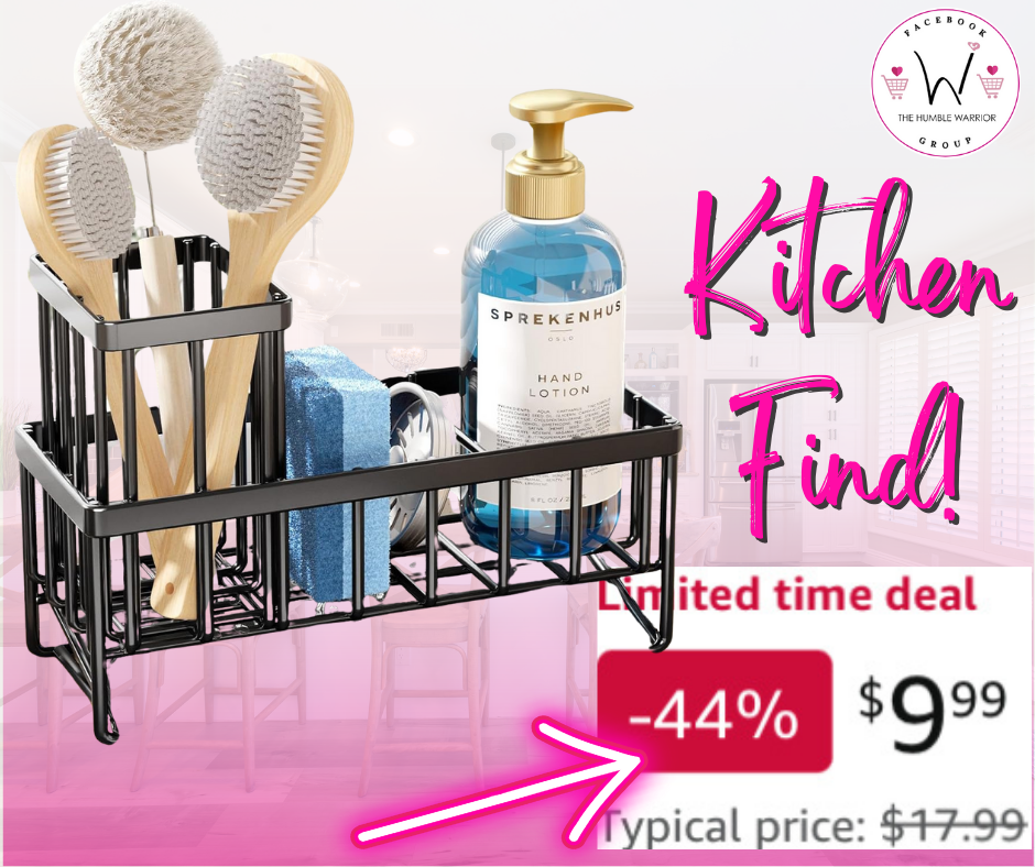 Kitsure Sponge Holder for Kitchen Sink!